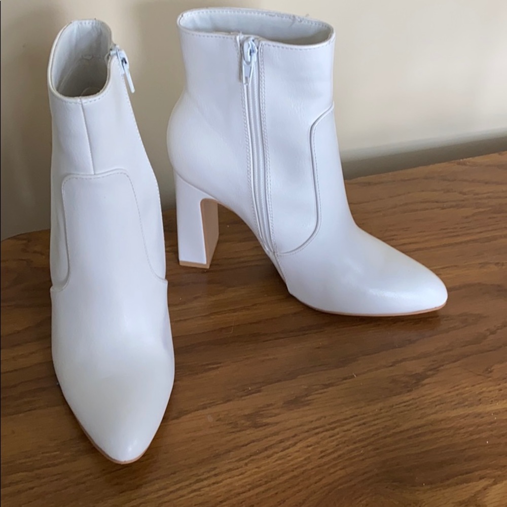 White booties
